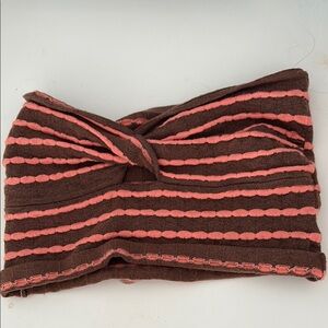 Aerie Striped Brown and Pink tube top